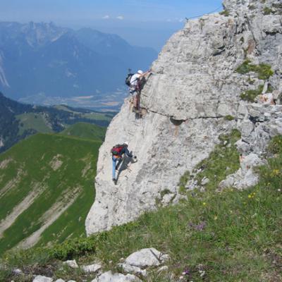 Ferrata à Leysin