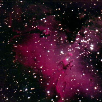 Nébuleuse de L'Aigle, 47 poses de 60 sec