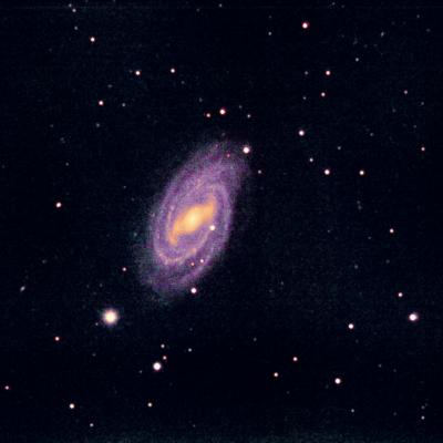 La galaxie M109, 108 poses de 30 secondes à 1600 iso